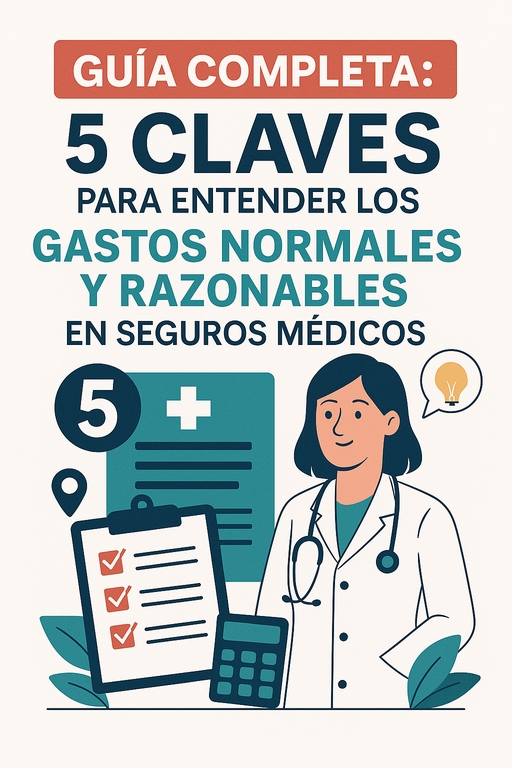 Guía completa: 5 claves para entender los gastos normales y razonables en seguros médicos