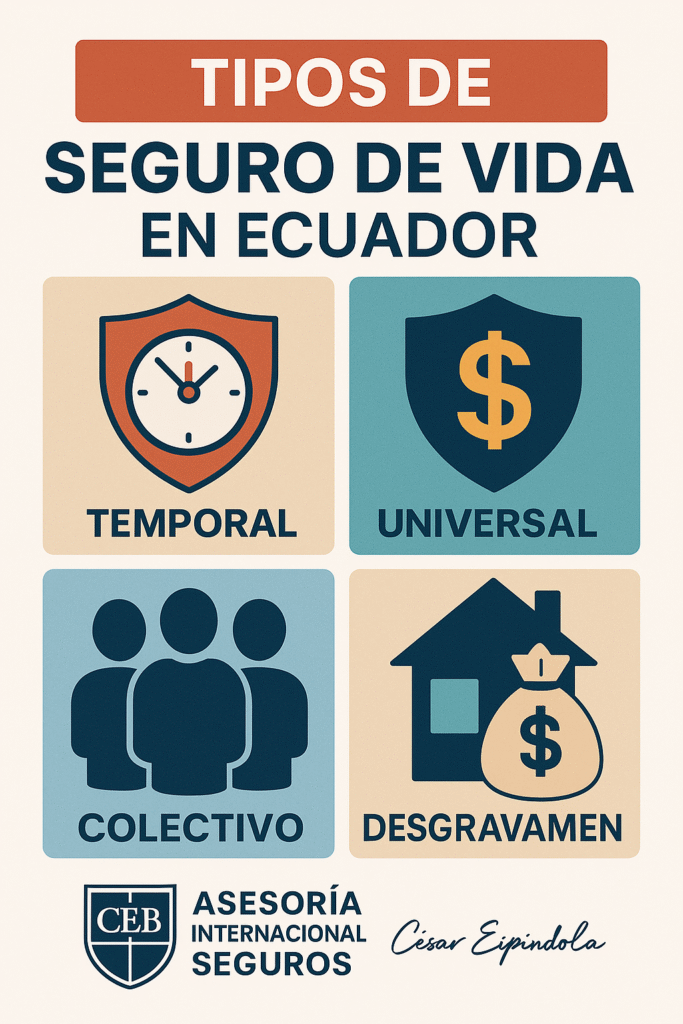 Tipos de seguro de vida en Ecuador: 5 opciones para proteger a tu familia
