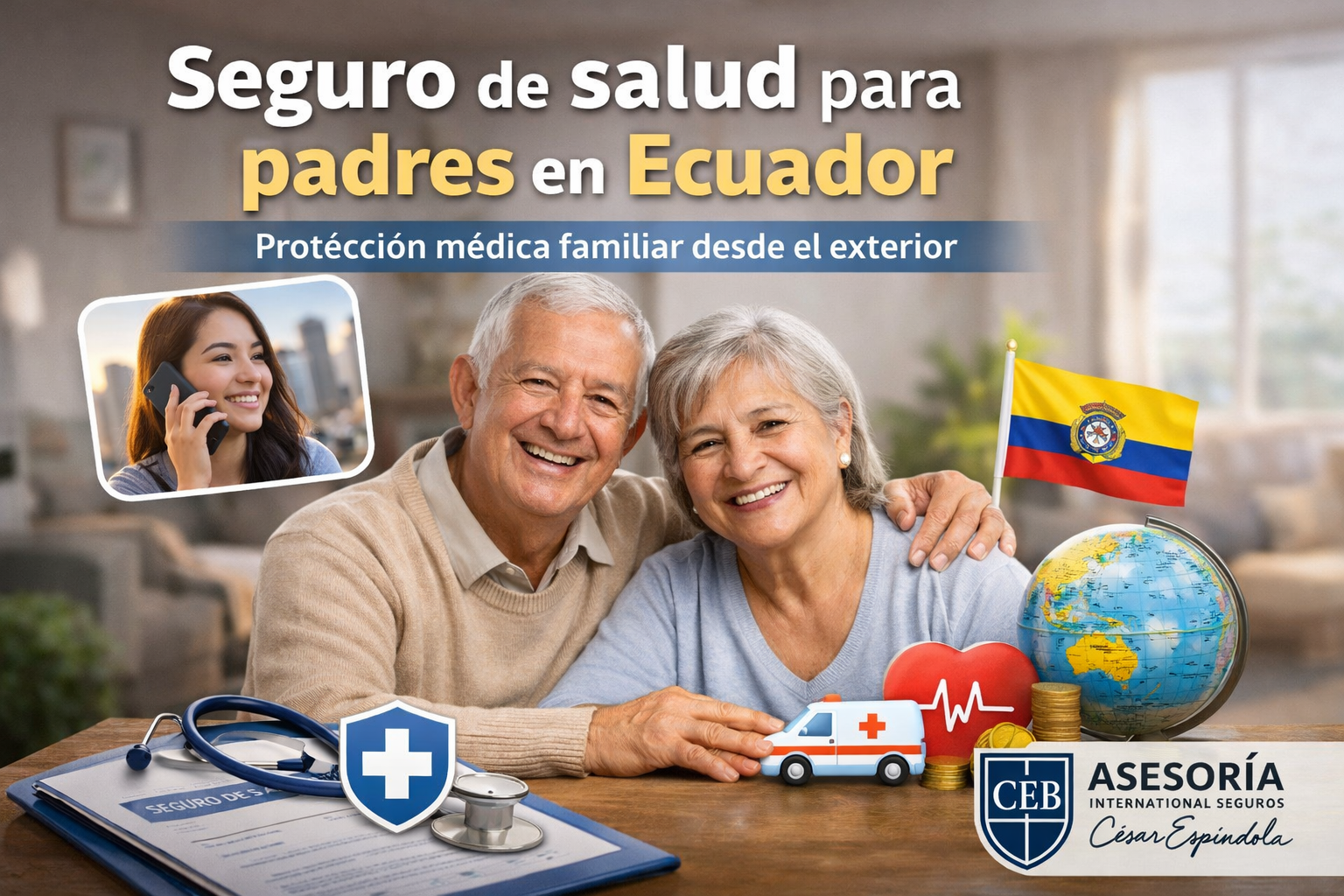 seguro de salud para padres en Ecuador – protección médica familiar desde el exterior