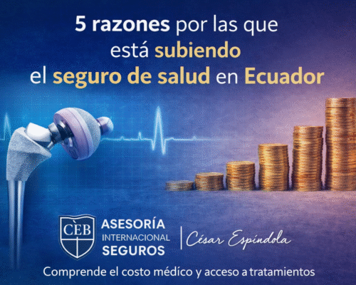 5 razones por las que está subiendo el seguro de salud en Ecuador