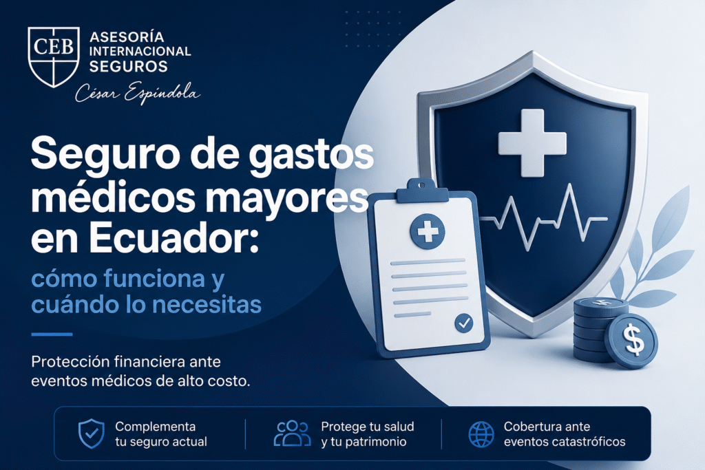 Seguro de gastos médicos mayores en Ecuador: cómo funciona y cuándo lo necesitas