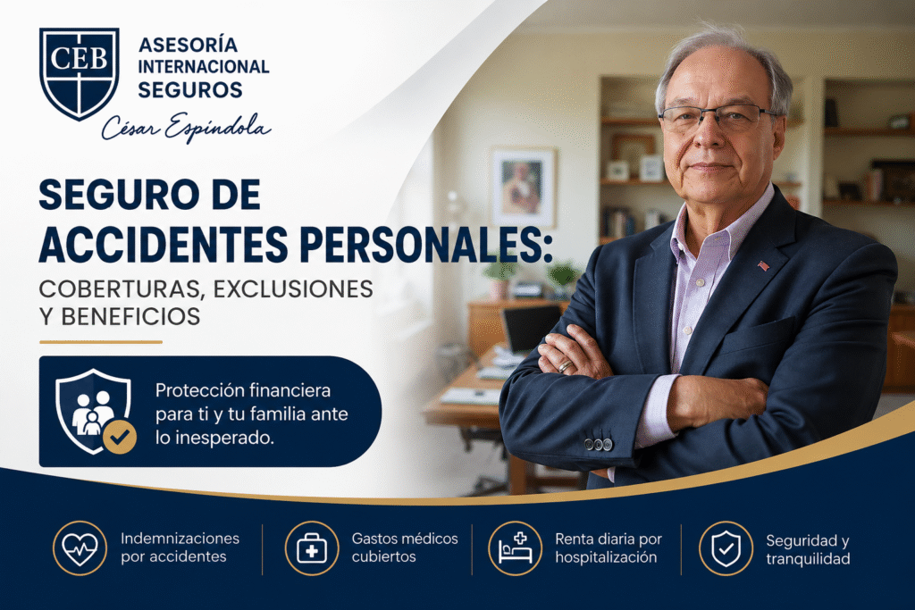 Seguro de accidentes personales: coberturas, exclusiones y beneficios