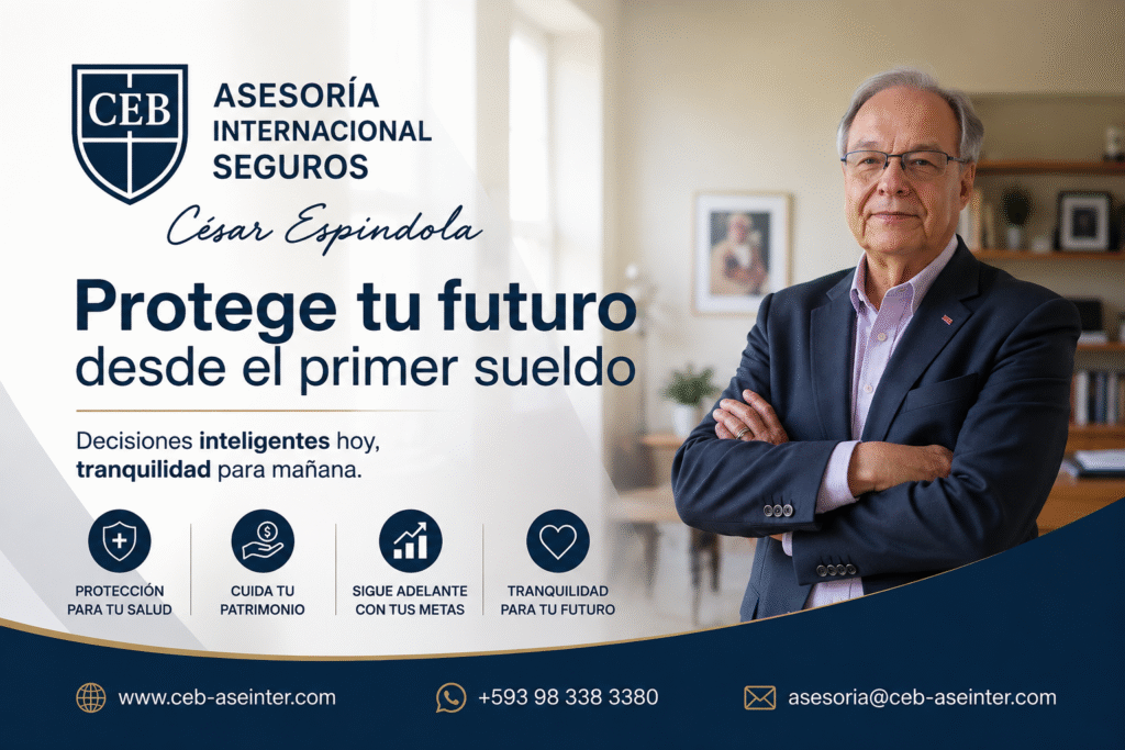 Seguro médico para jóvenes en Ecuador: protege tu futuro desde el primer sueldo
